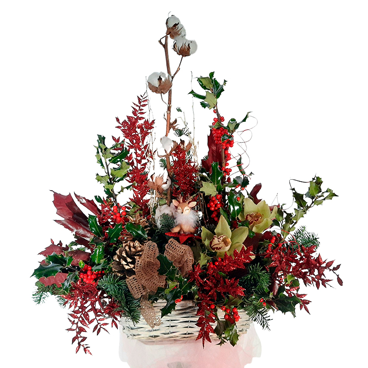 Mimbre navideño